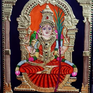 Sri Lalitha Devi Tanjore Painting