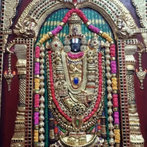 Sri Balaji Tanjore Painting
