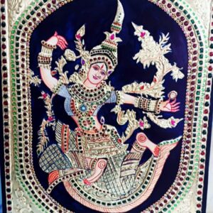 Matsya Kanya – Traditional Tanjore Painting
